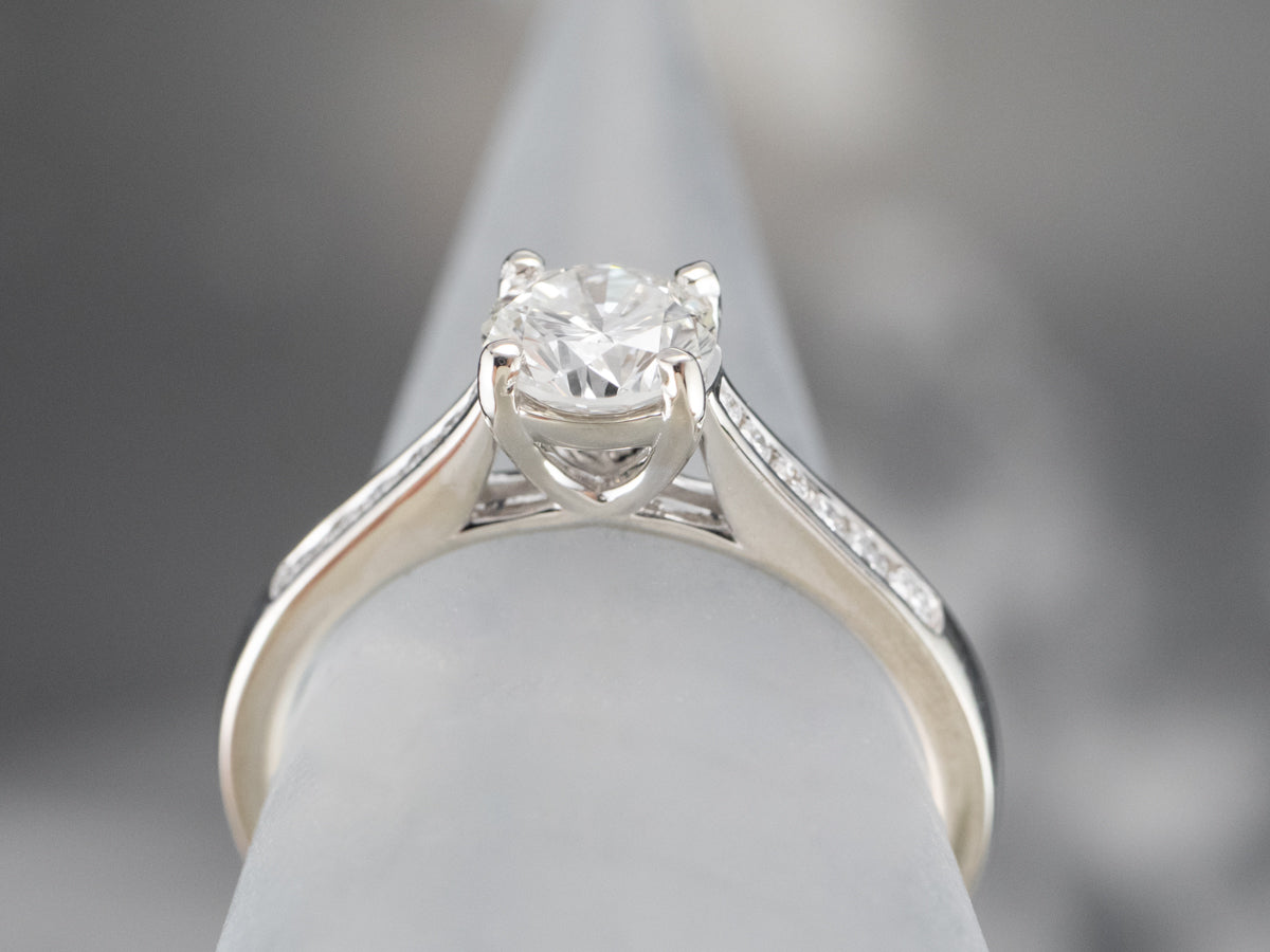 Round Brilliant Cut Diamond Engagement Ring