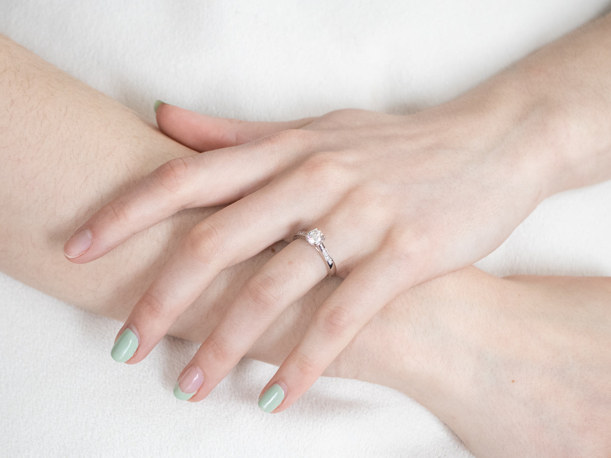 Round Brilliant Cut Diamond Engagement Ring