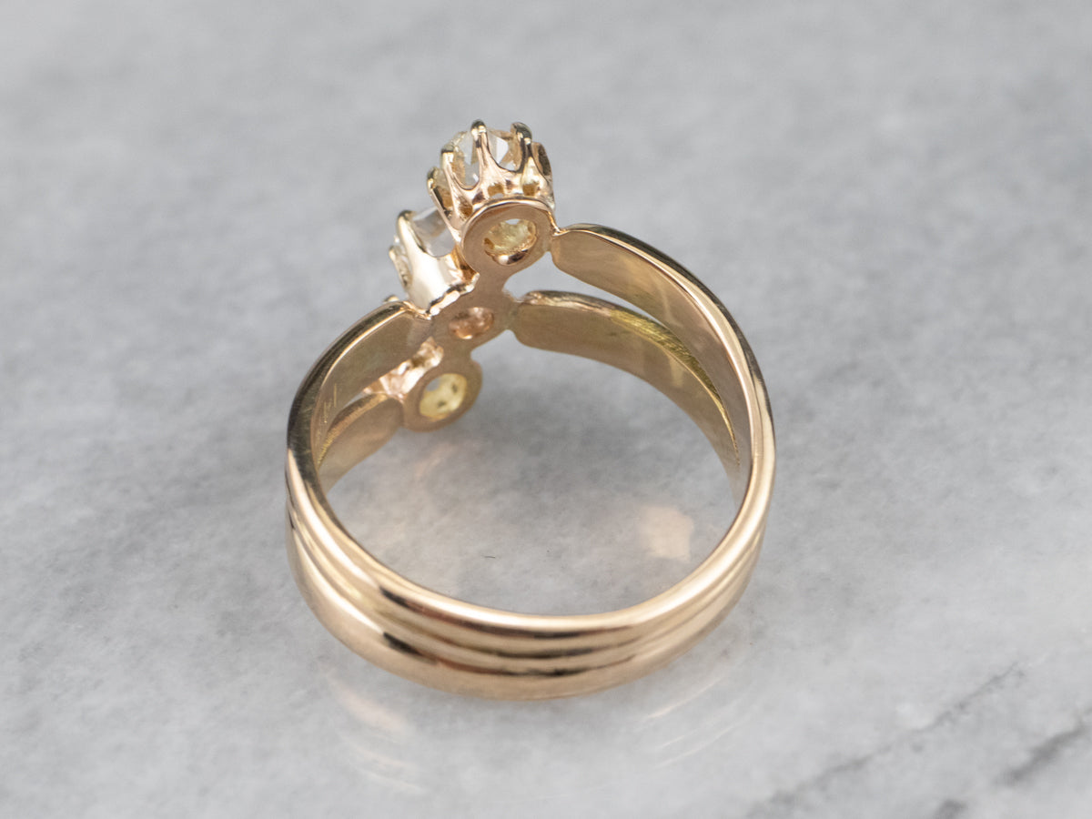 Antique Old Mine Cut Diamond Ring