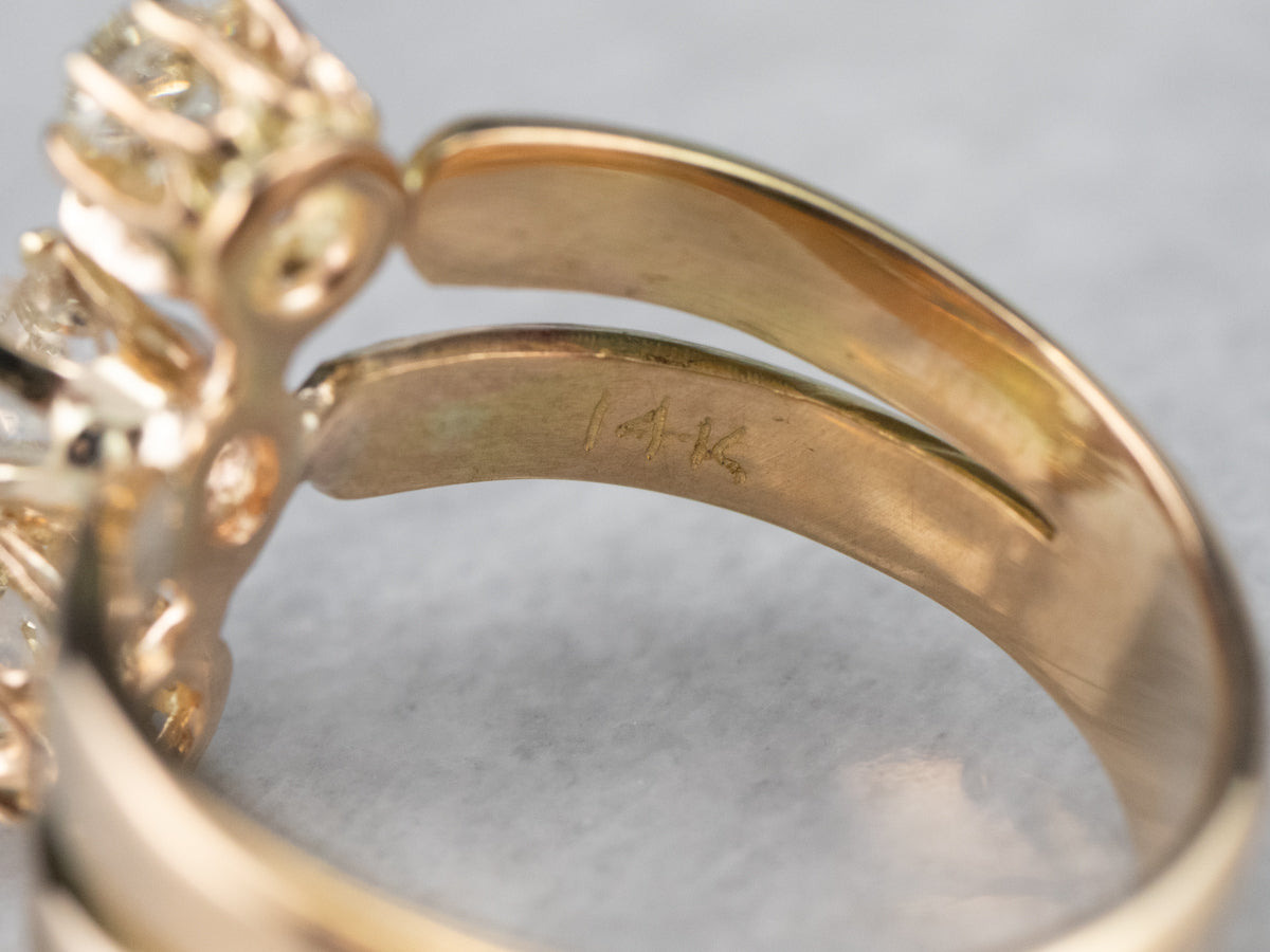 Antique Old Mine Cut Diamond Ring