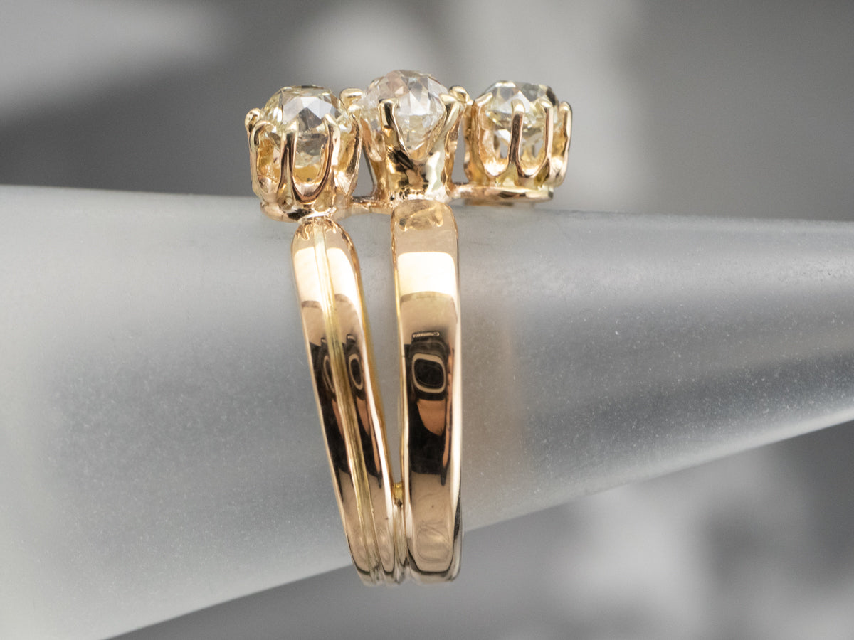 Antique Old Mine Cut Diamond Ring