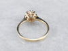 Sweet Vintage Diamond Halo Engagement Ring