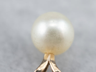 Cultured Pearl Solitaire Pendant
