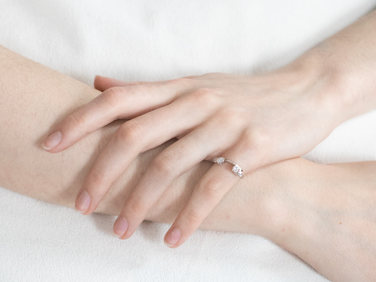 Diamond Solitaire Enhancer Band