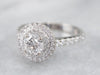 Diamond Double Halo Engagement Ring