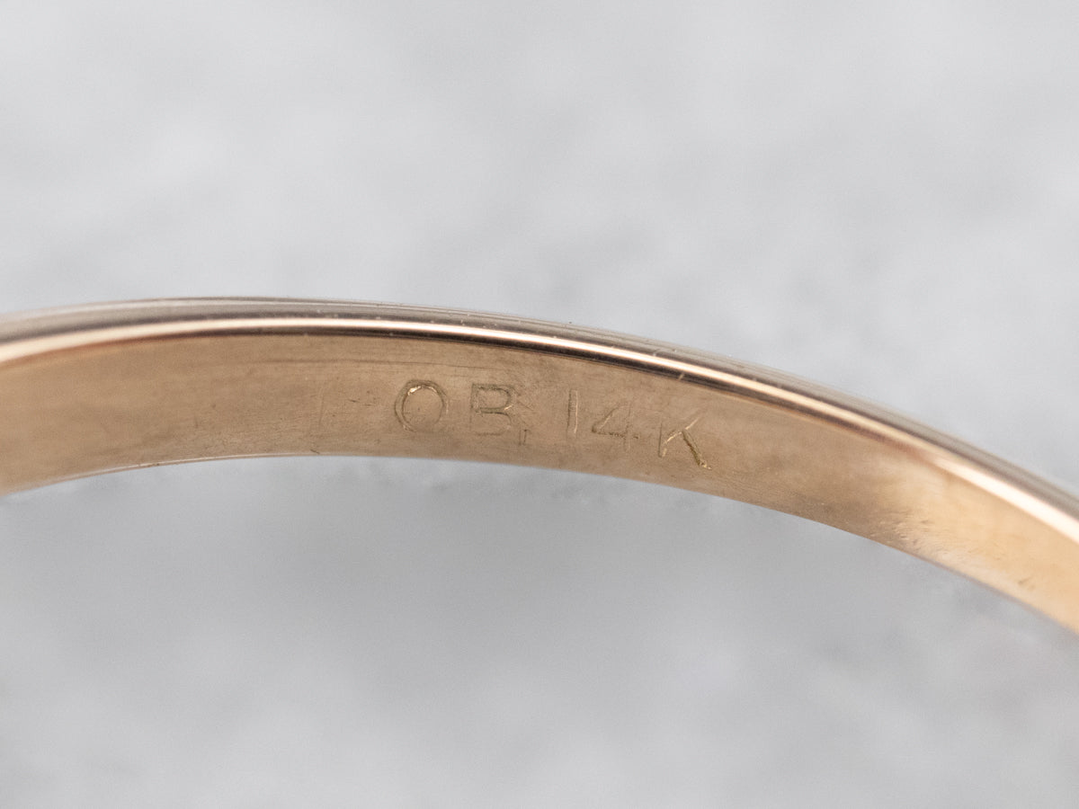 Ostby and Barton Diamond Solitaire Engagement Ring