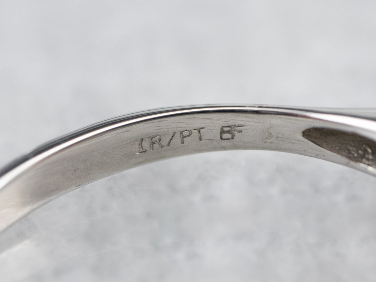 Retro Era Platinum and Diamond Ring