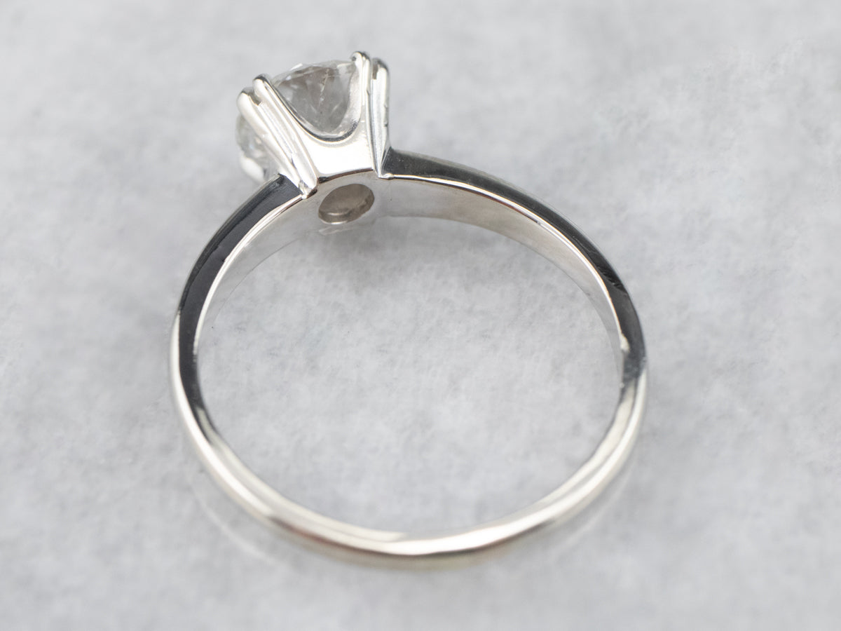 Old European Cut Diamond Solitaire Engagement Ring