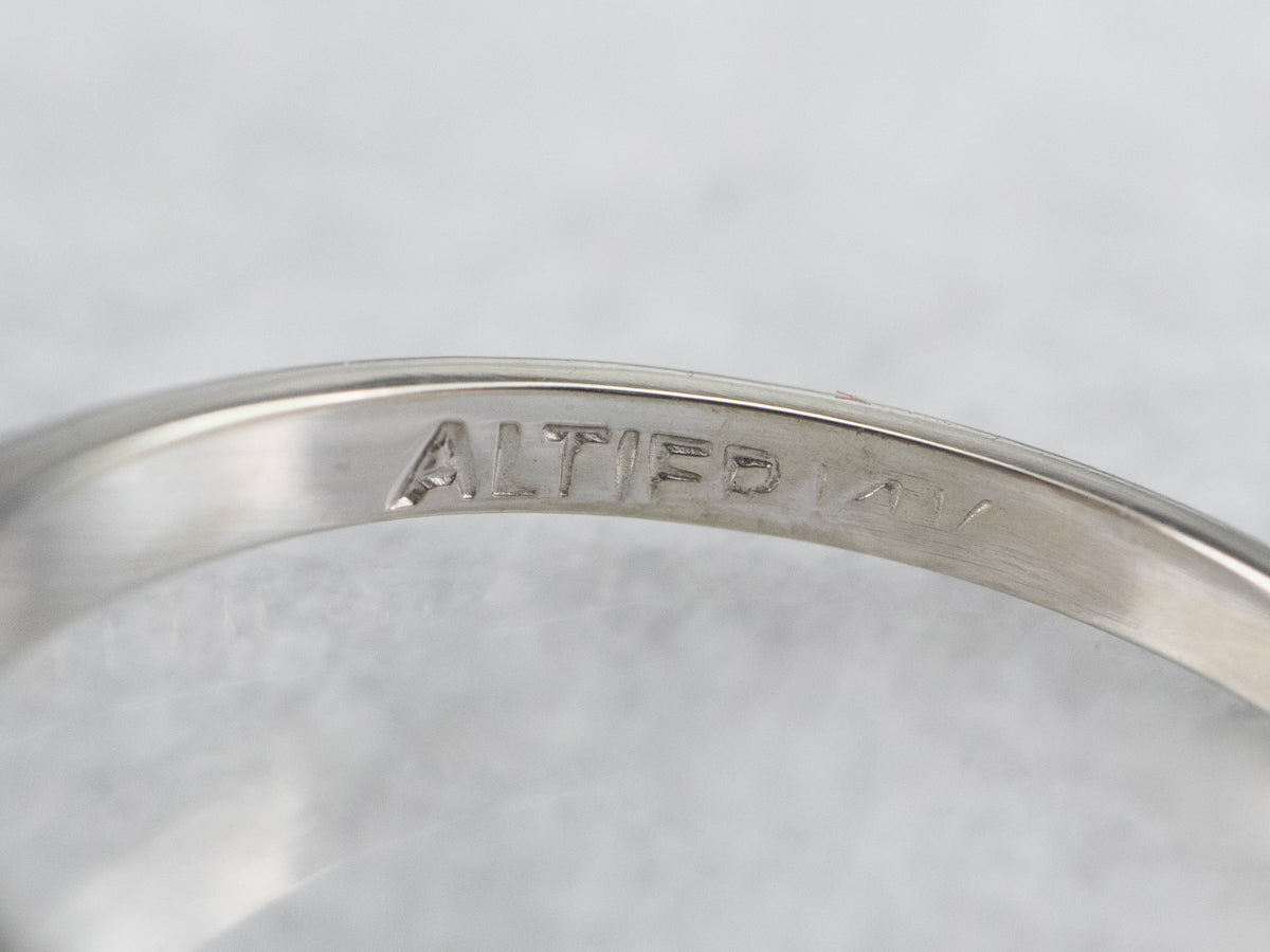 Old European Cut Diamond Solitaire Engagement Ring