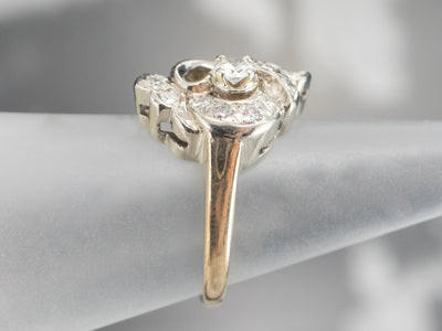 Retro Diamond Anniversary Ring