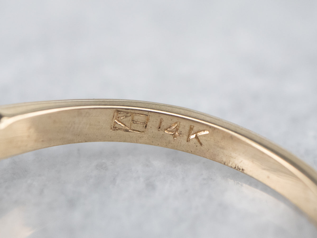 Retro Era Two Tone Diamond Band