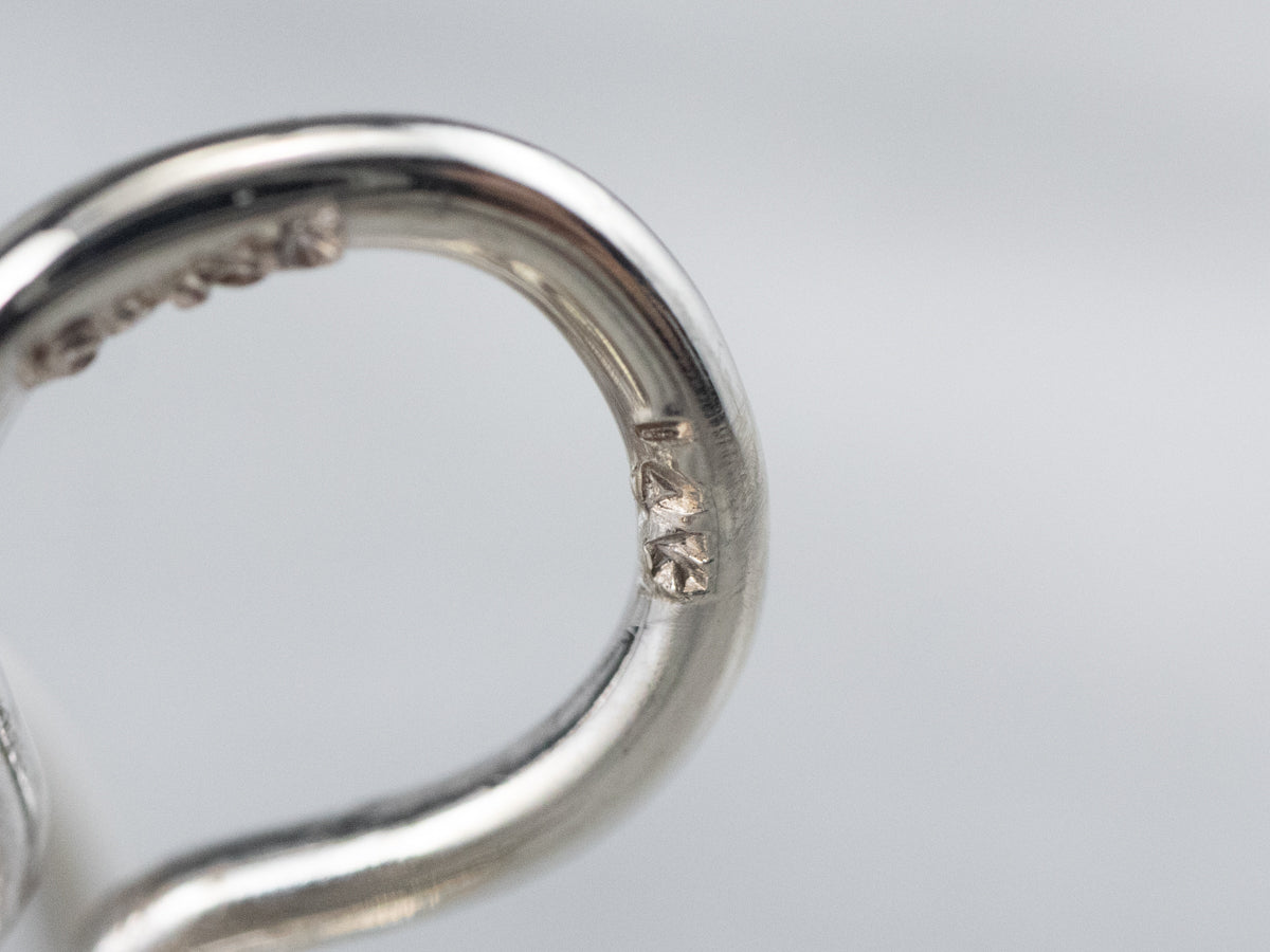 Retro Era Pearl and Diamond Stud Earrings