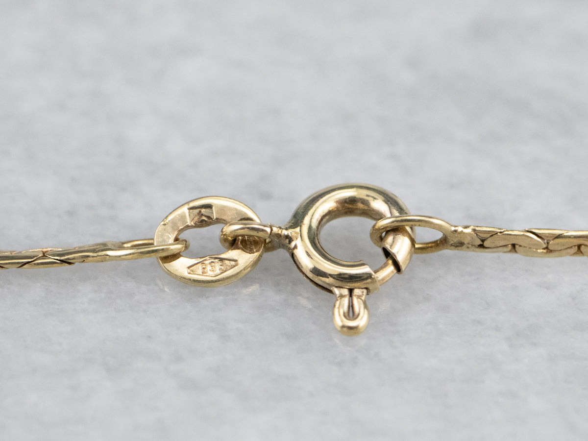 Collar de diamantes y rubíes de época mixta