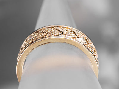 Vintage Gold Braided Band
