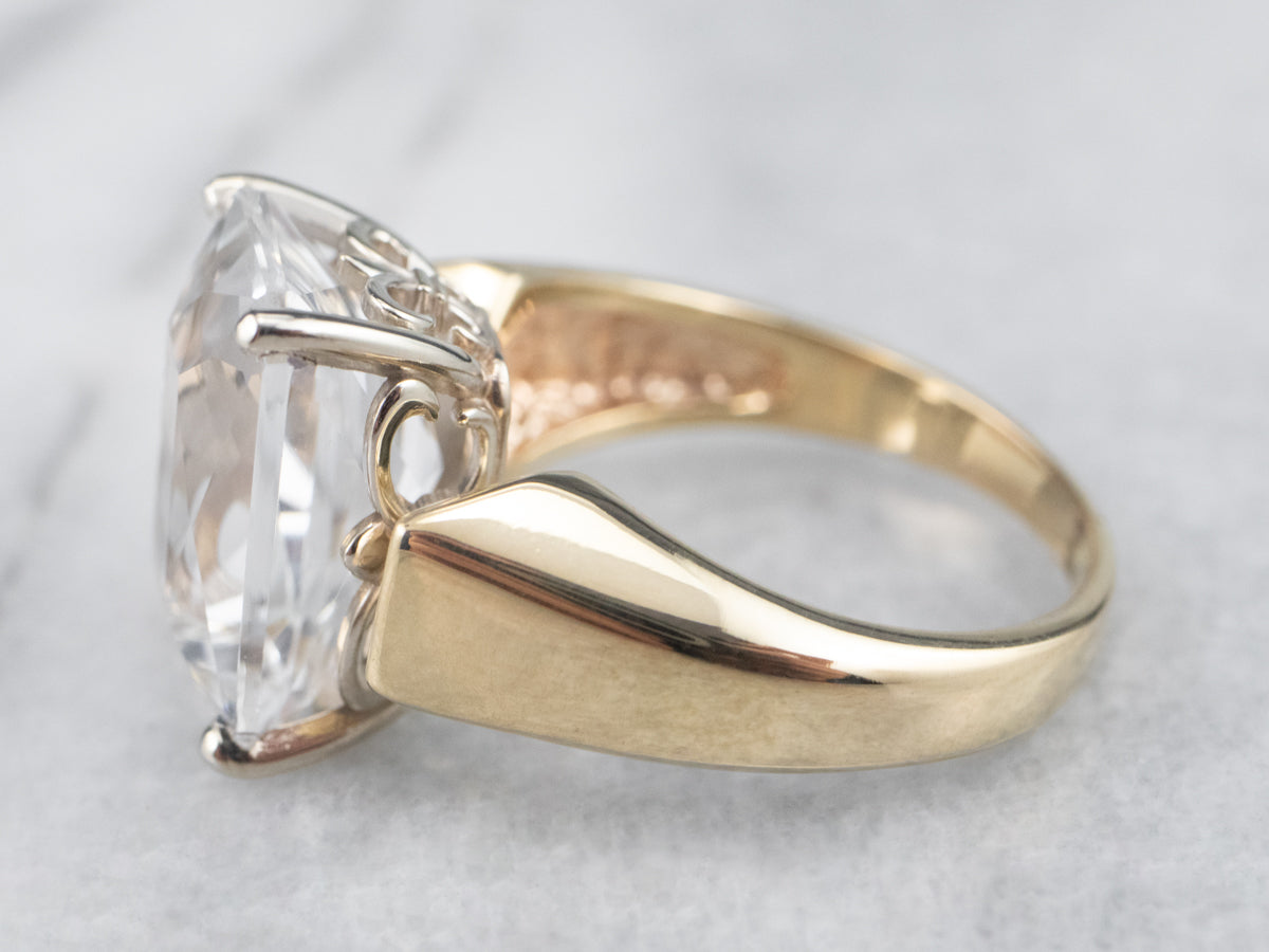 Clear Quartz Cocktail Ring