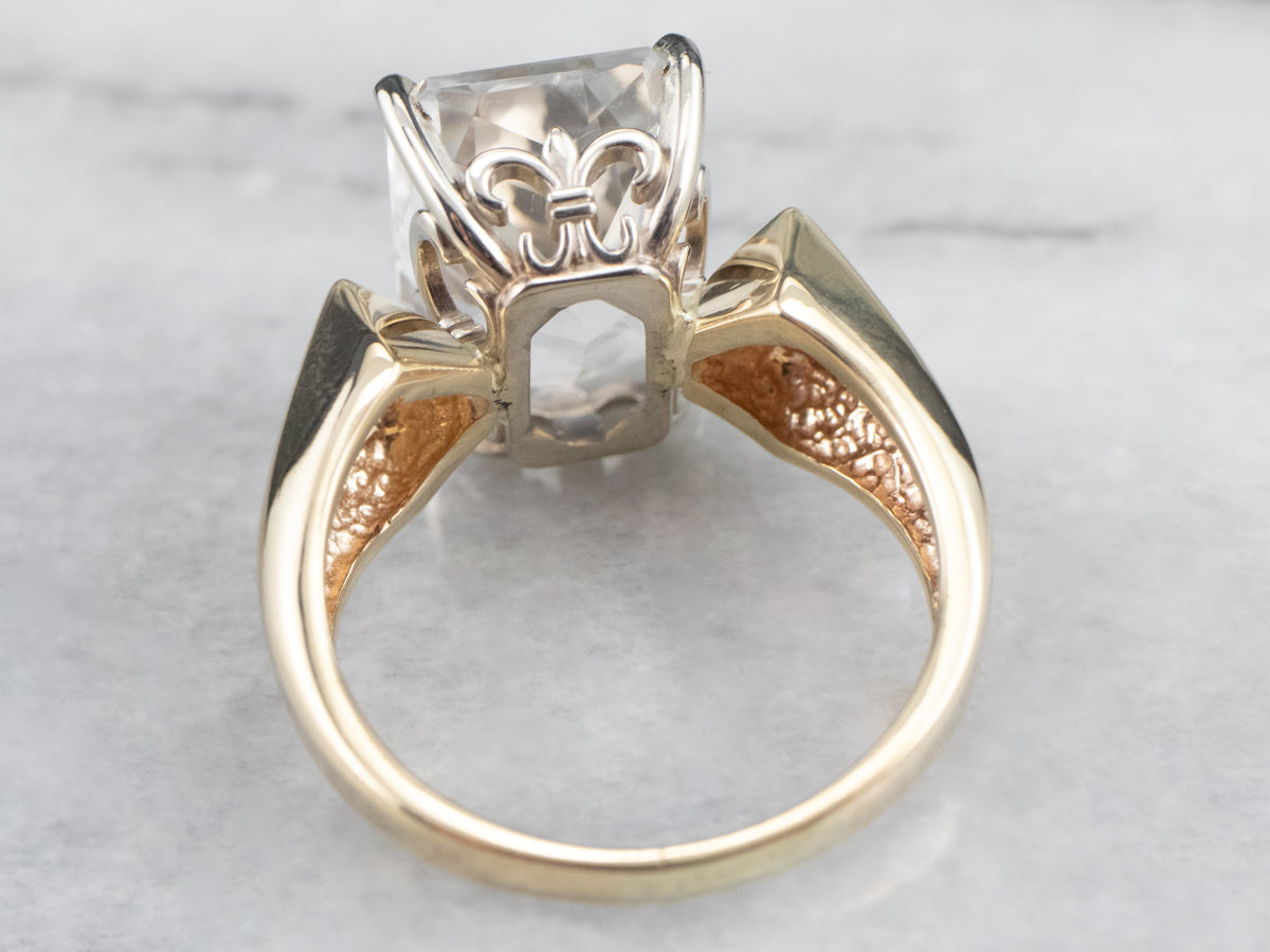 Clear Quartz Cocktail Ring