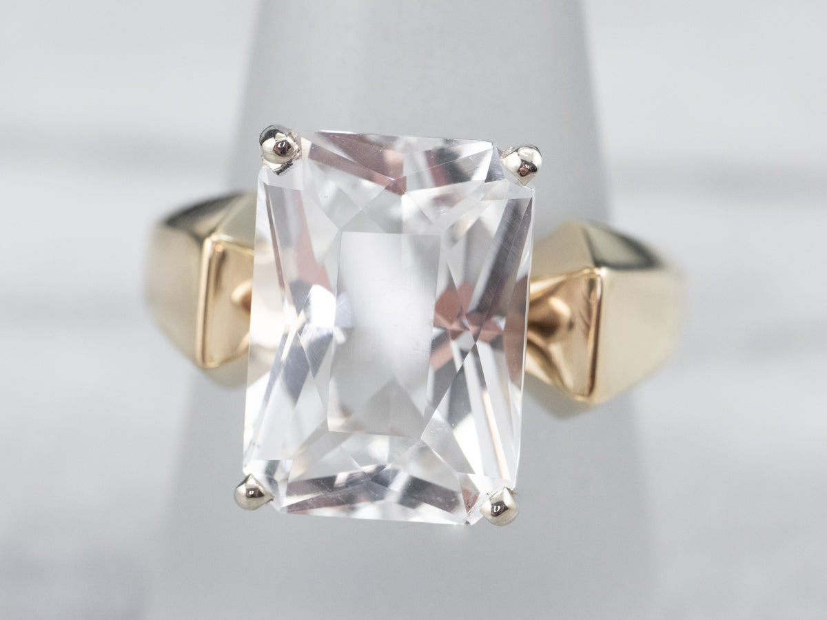 Clear Quartz Cocktail Ring