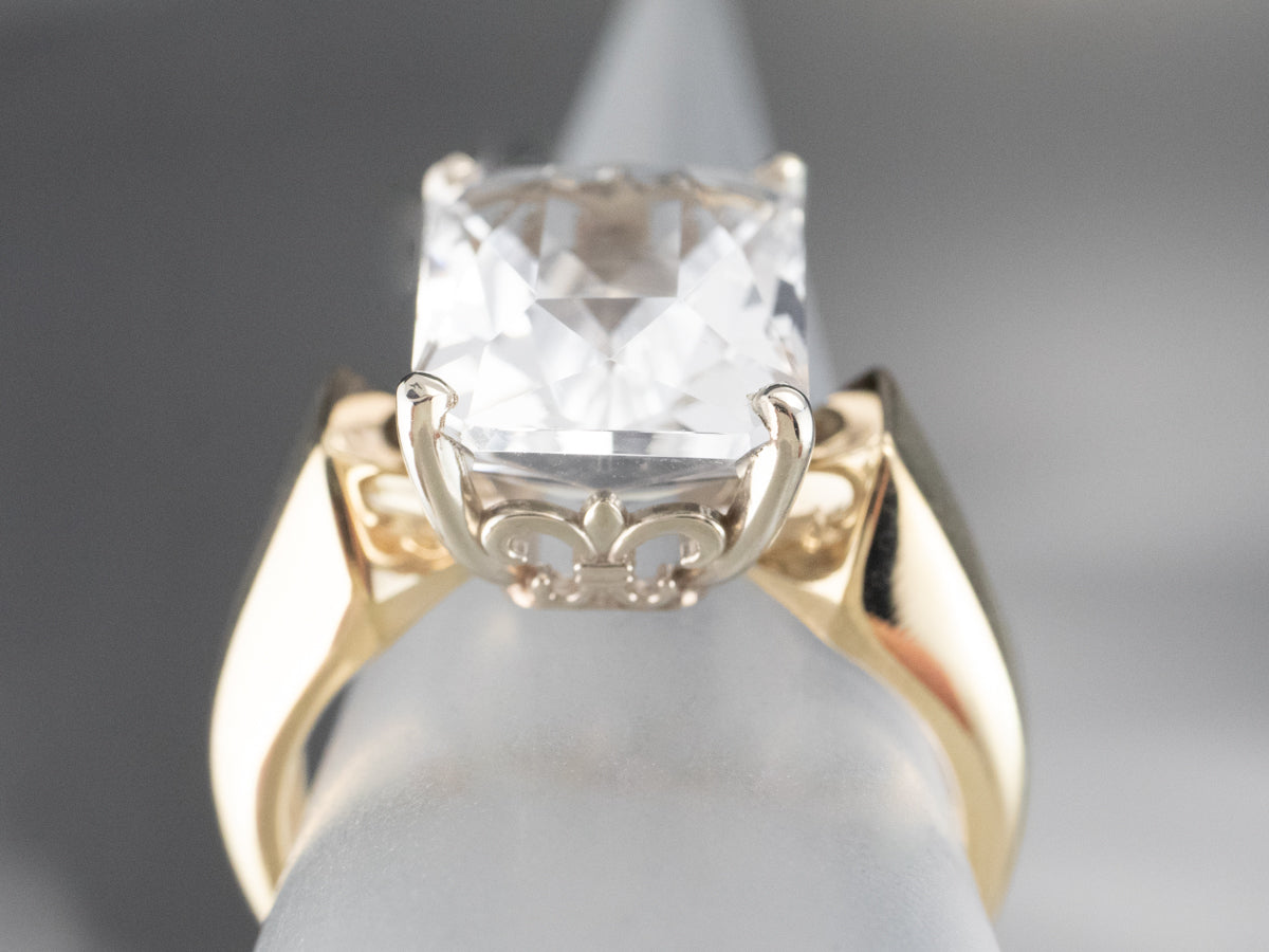 Clear Quartz Cocktail Ring