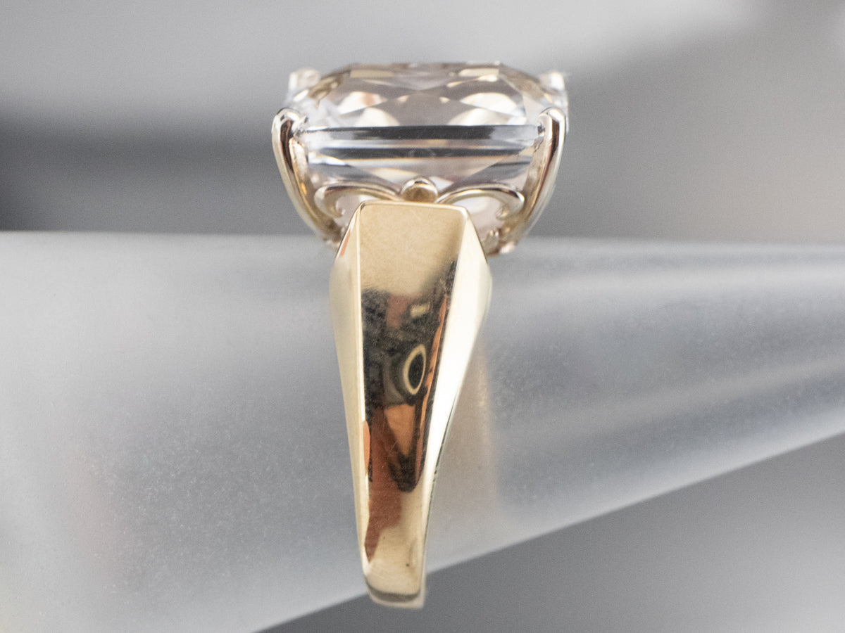 Clear Quartz Cocktail Ring