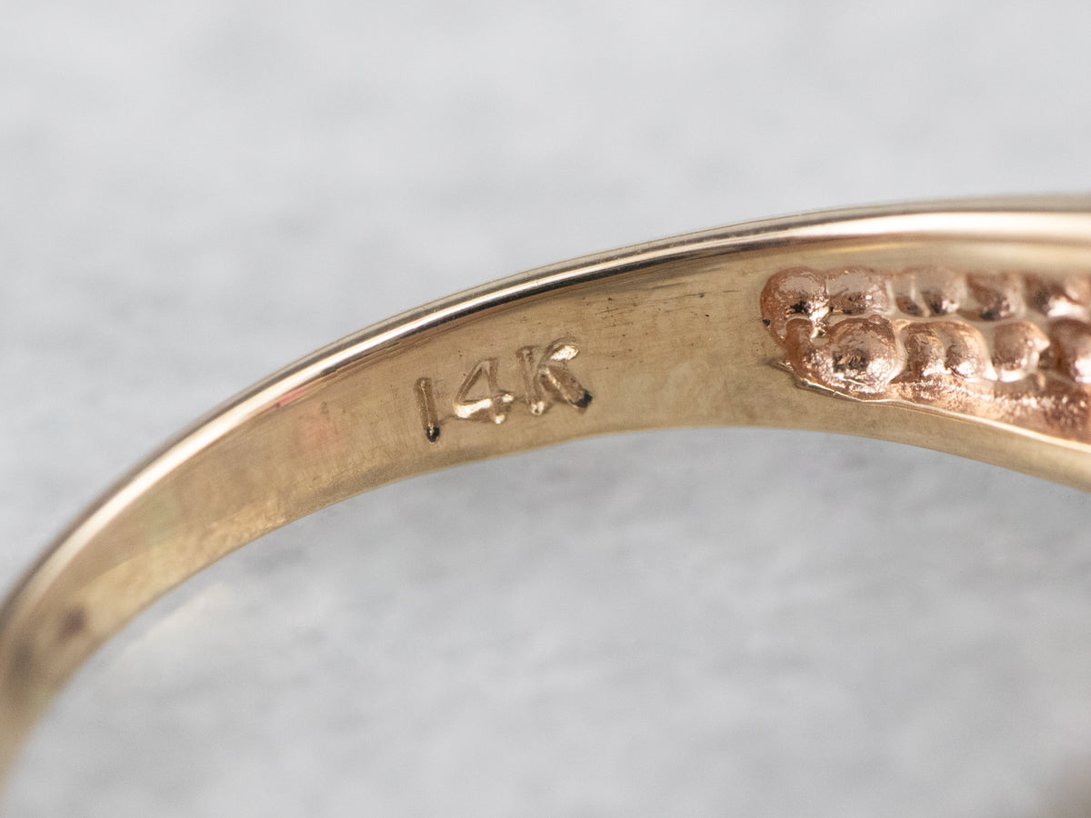 Rubellite Tourmaline and Diamond Cocktail Ring