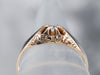 Sweet Victorian Diamond Belcher Engagement Ring