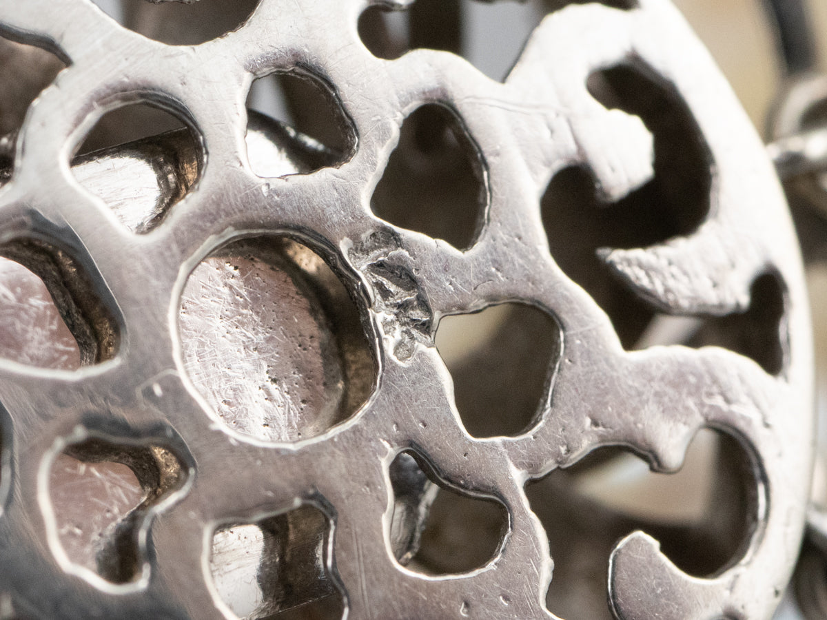 Floral Three Strand Pearl Bracelet