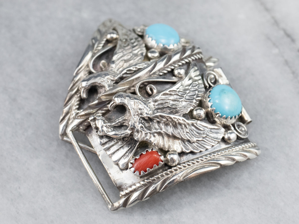 South West Style Turquoise and Coral Watch Tips