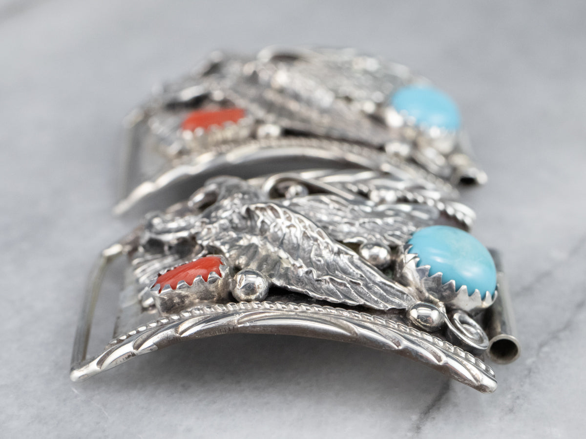 South West Style Turquoise and Coral Watch Tips