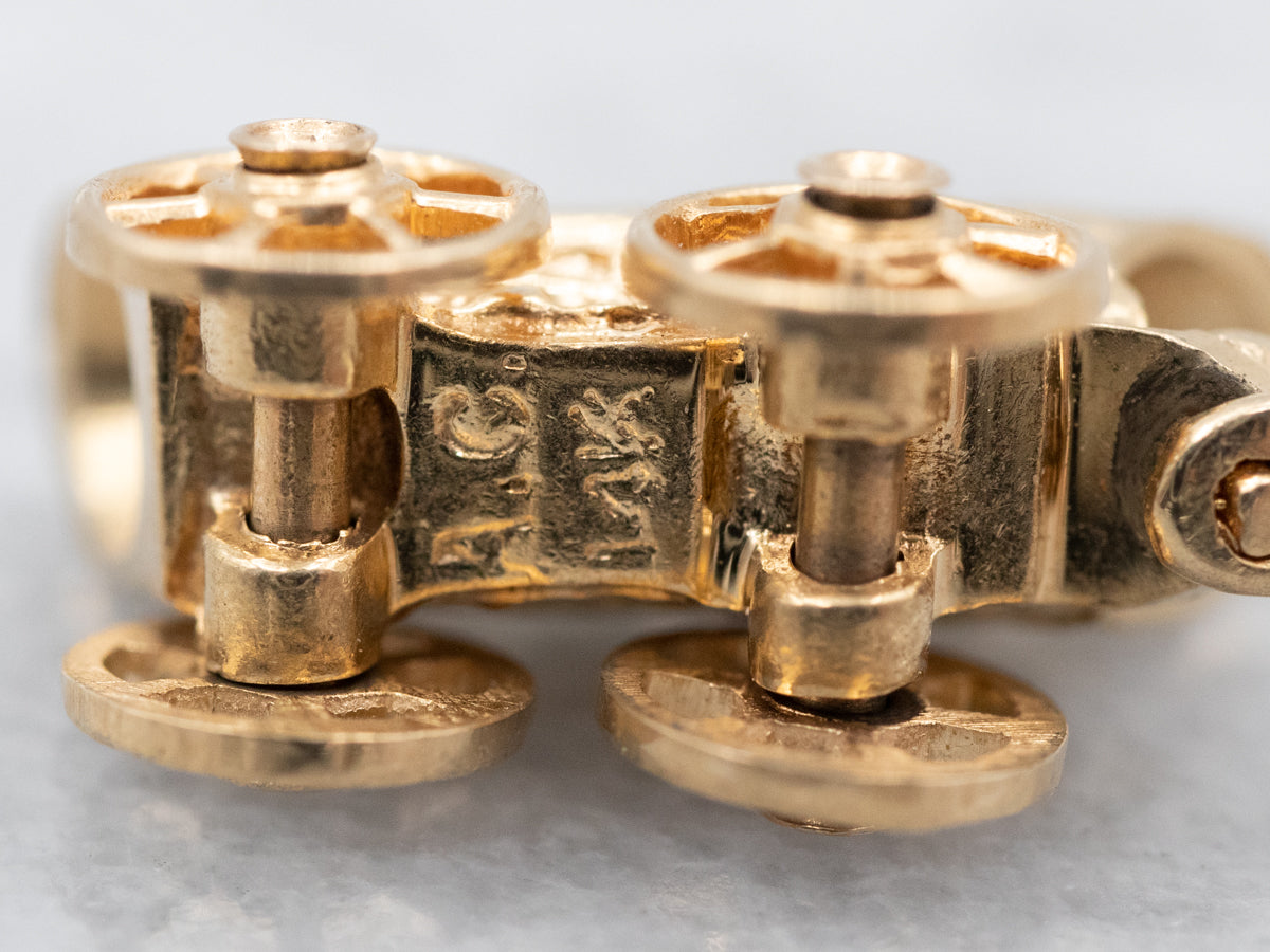 Westward HO! Vintage Covered Wagon Charm