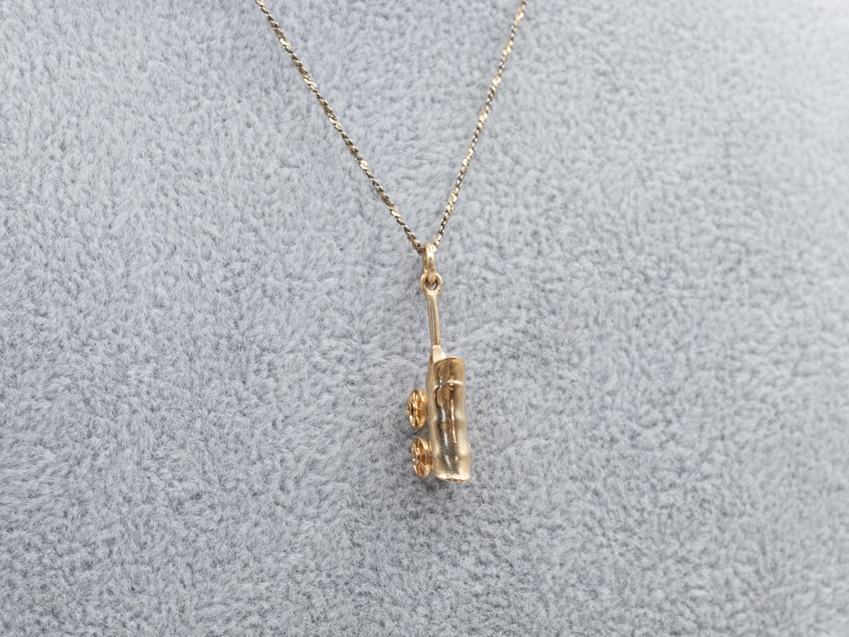 Westward HO! Vintage Covered Wagon Charm