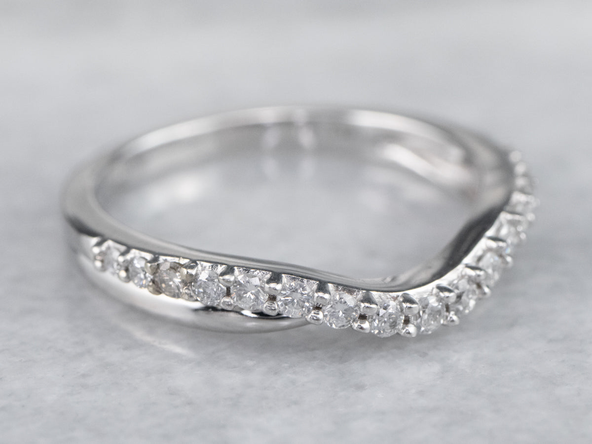 Banda protectora de diamantes curvada