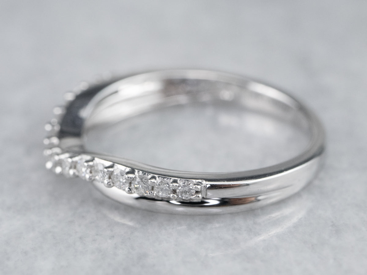 Banda protectora de diamantes curvada