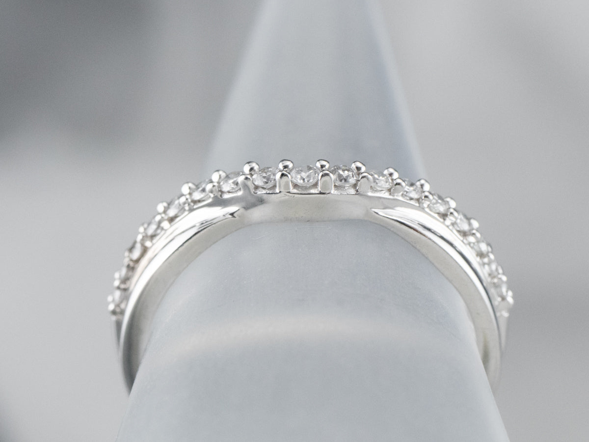 Banda protectora de diamantes curvada