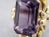 Vintage Amethyst Solitaire Ring