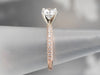 Modern GIA Diamond Engagement Ring