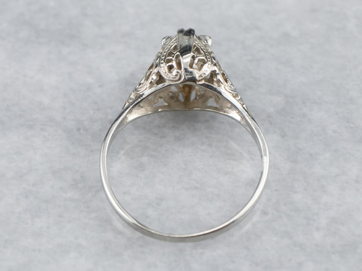 Ostby and Barton Diamond Solitaire Engagement Ring