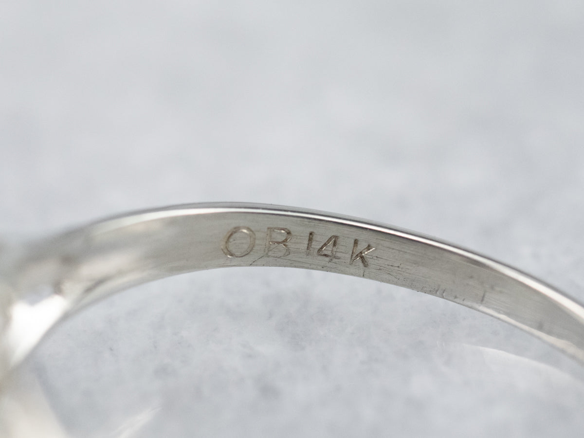 Ostby and Barton Diamond Solitaire Engagement Ring