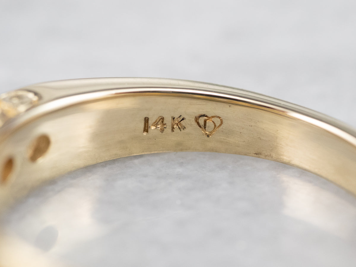 Channel Set Diamond Patterned Band