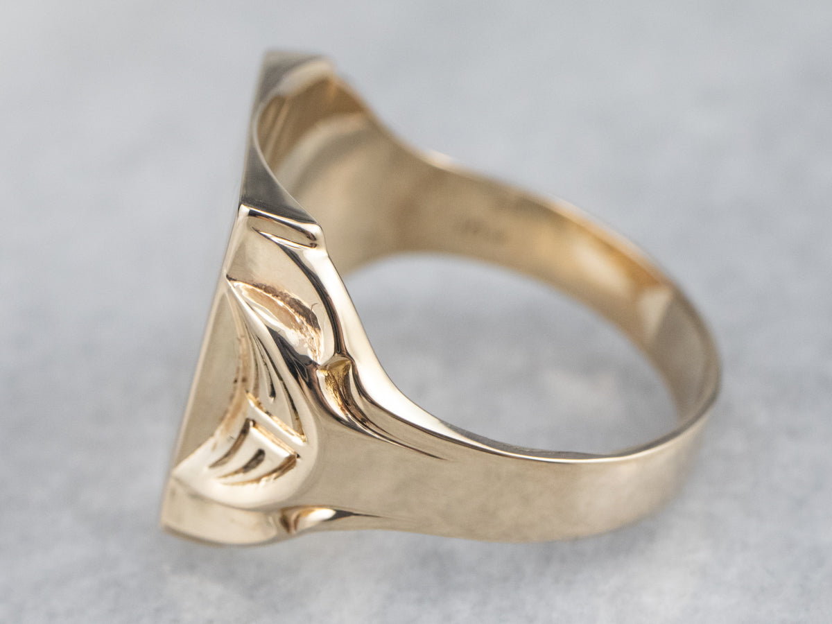 Vintage Square Top Signet Ring