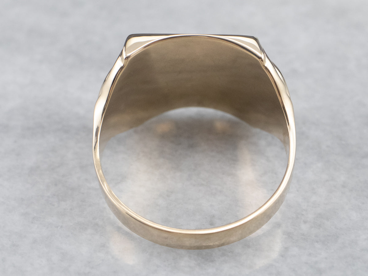 Vintage Square Top Signet Ring