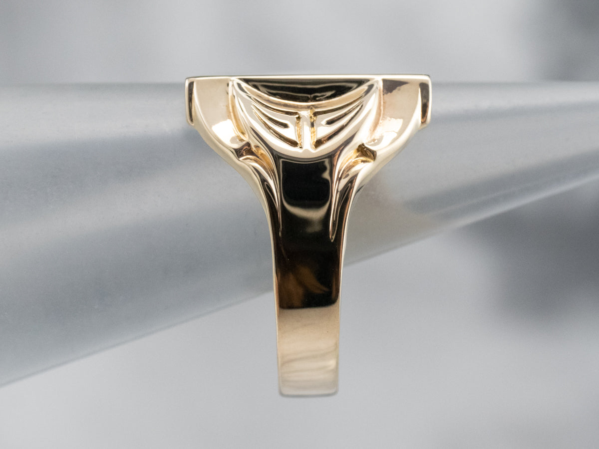 Vintage Square Top Signet Ring