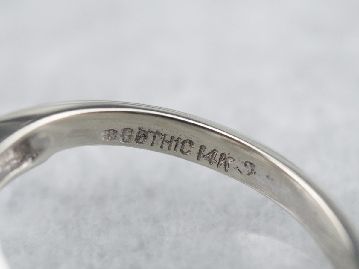 Retro Era Diamond Bypass Ring