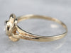 Vintage Diamond Lover's Knot Engagement Ring