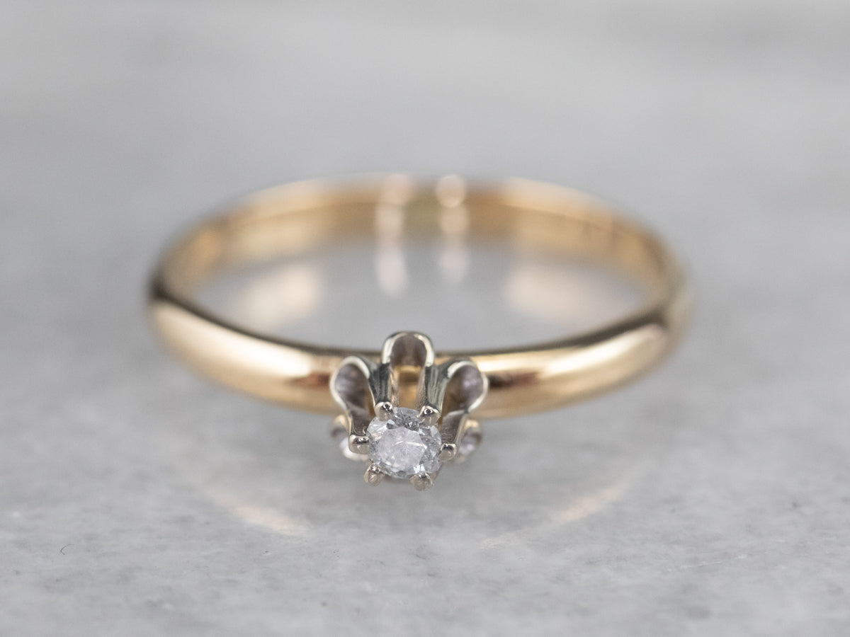 Buttercup Diamond Solitaire Engagement Ring