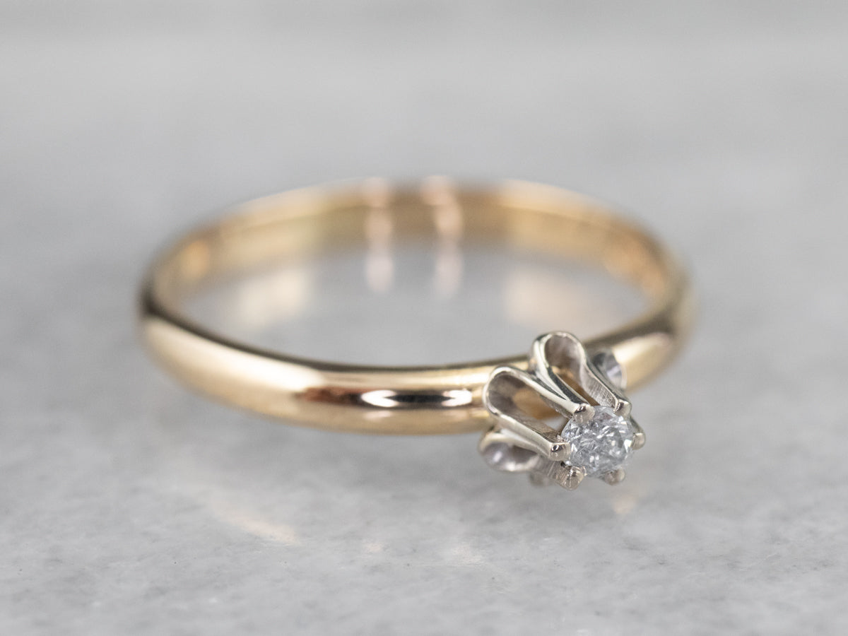 Buttercup Diamond Solitaire Engagement Ring