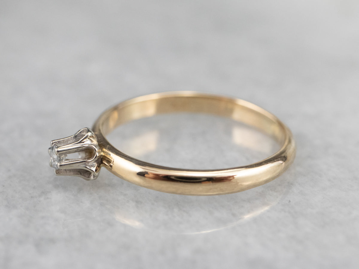 Buttercup Diamond Solitaire Engagement Ring