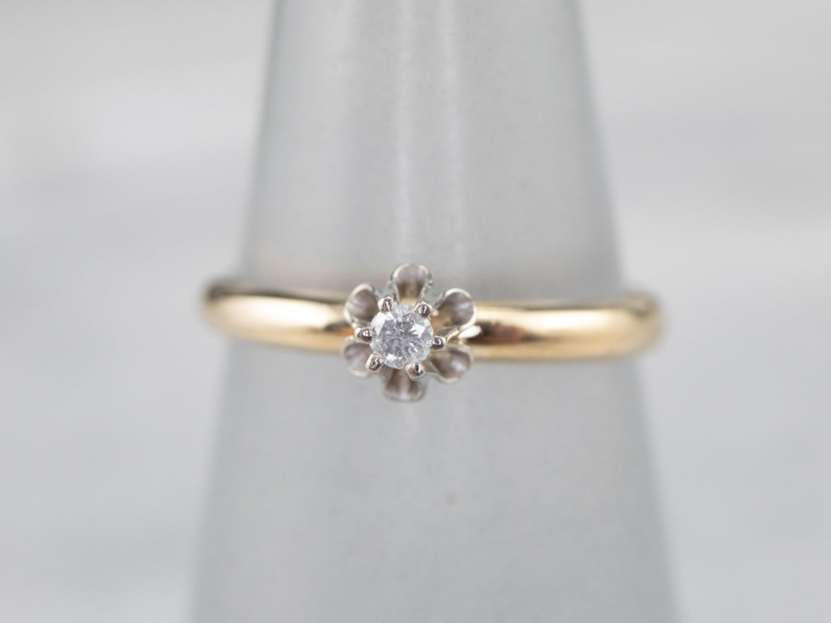 Buttercup Diamond Solitaire Engagement Ring