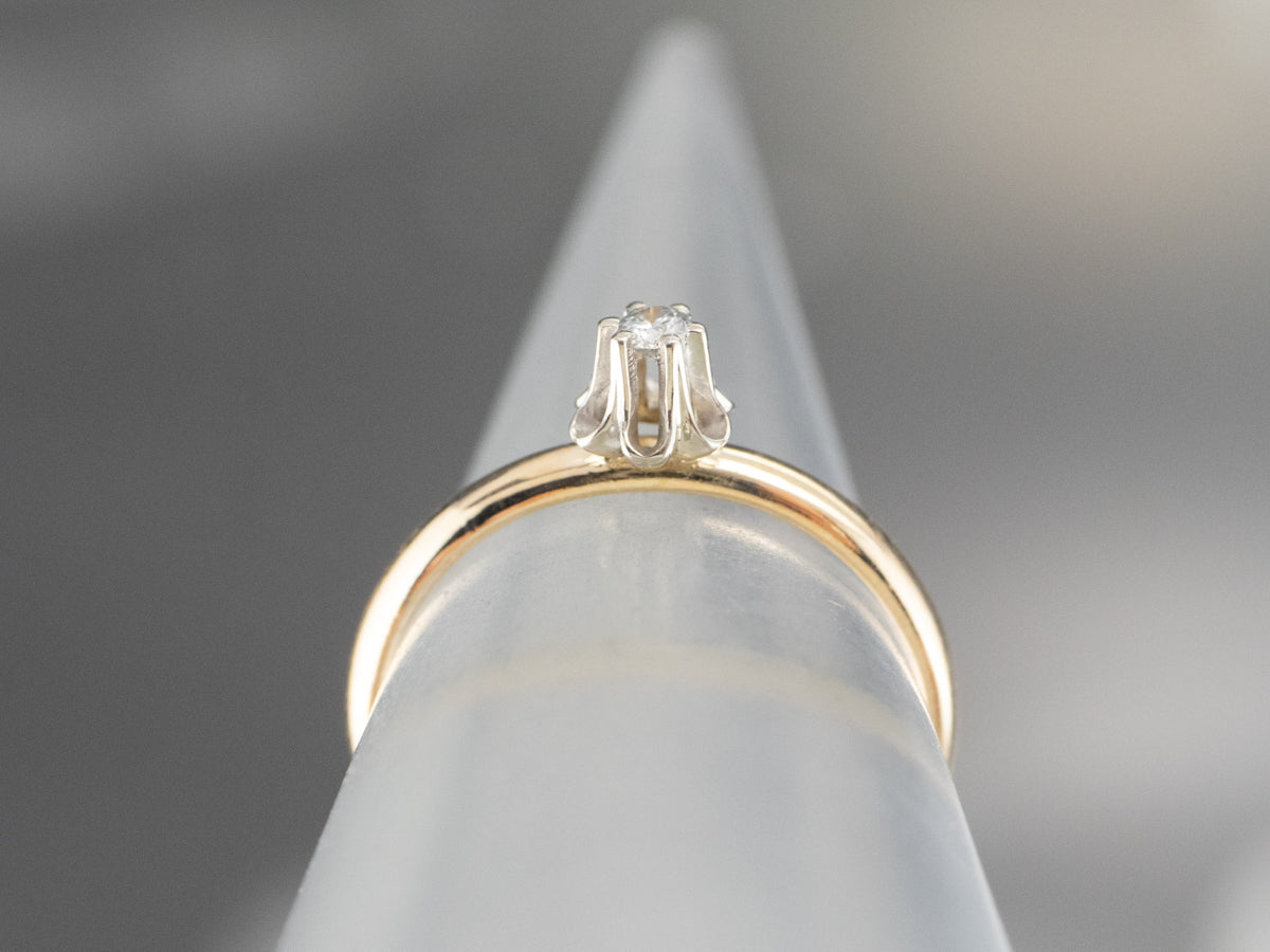 Buttercup Diamond Solitaire Engagement Ring