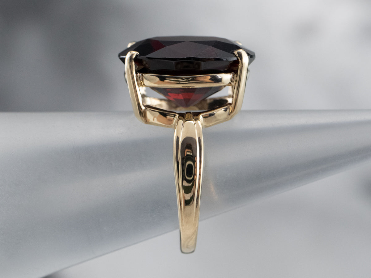 Vintage Gold Garnet Ring