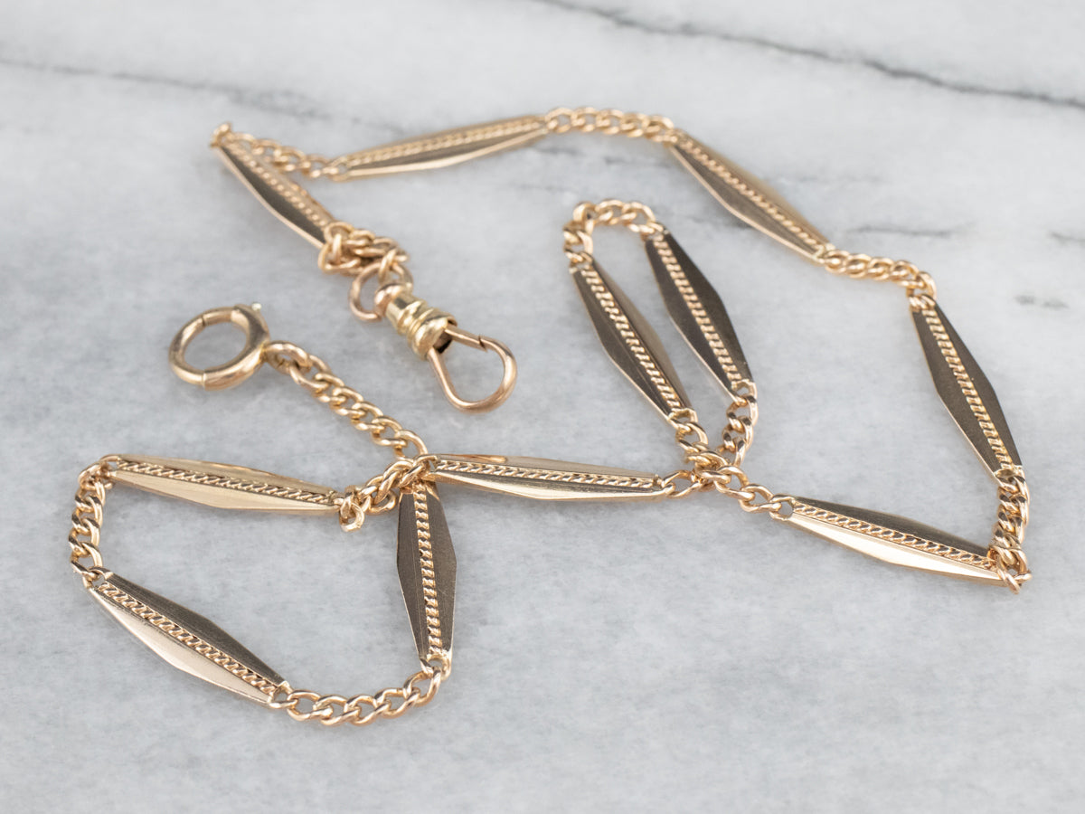 Retro Era Pocket Watch Chain